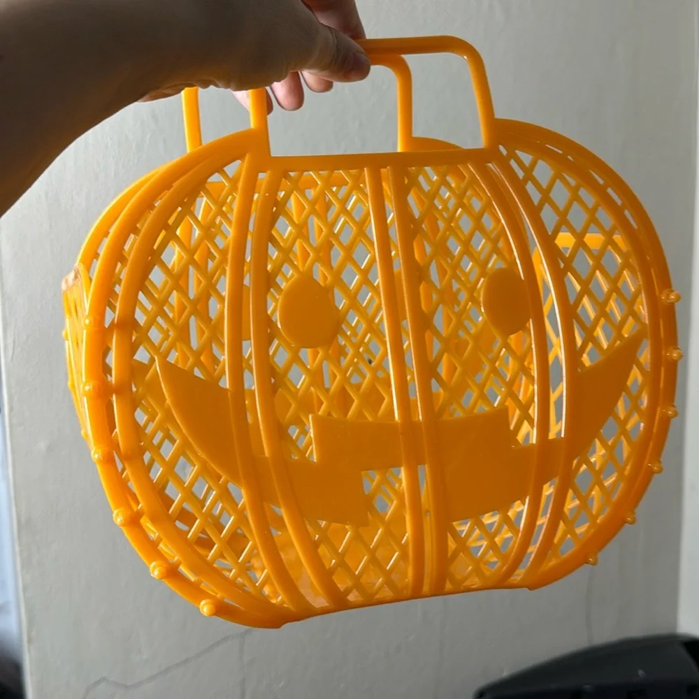 - ✨ NEW 🎃 2023 Target Bullseye Playground Orange Pumpkin Jelly Basket